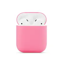 Airpods 1+2. Gen - Silicone Hang Case Pink – Bild 2