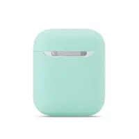 Airpods 1+2° generazione - Custodia da appendere in silicone verde menta – Bild 3