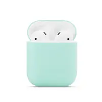 Airpods 1+2° generazione - Custodia da appendere in silicone verde menta – Bild 5