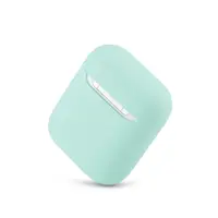 Airpods 1+2° generazione - Custodia da appendere in silicone verde menta – Bild 9