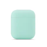 Airpods 1+2° generazione - Custodia da appendere in silicone verde menta – Bild 1