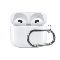 Airpods 3 - Étui en silicone blanc à suspendre – Bild 1