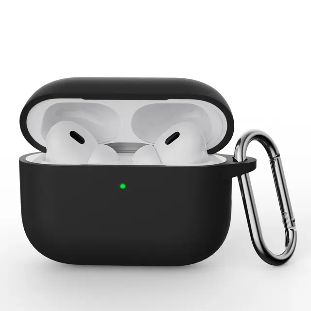 Airpods Pro 3 - Custodia in silicone nera