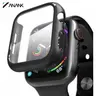 ANANK Apple Watch 40 mm - Vetro temperato / vetro blindato con custodia, nero