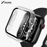 ANANK Apple Watch 44mm - Tempered Glass / Armored Glass with Bumper Case, Transparent