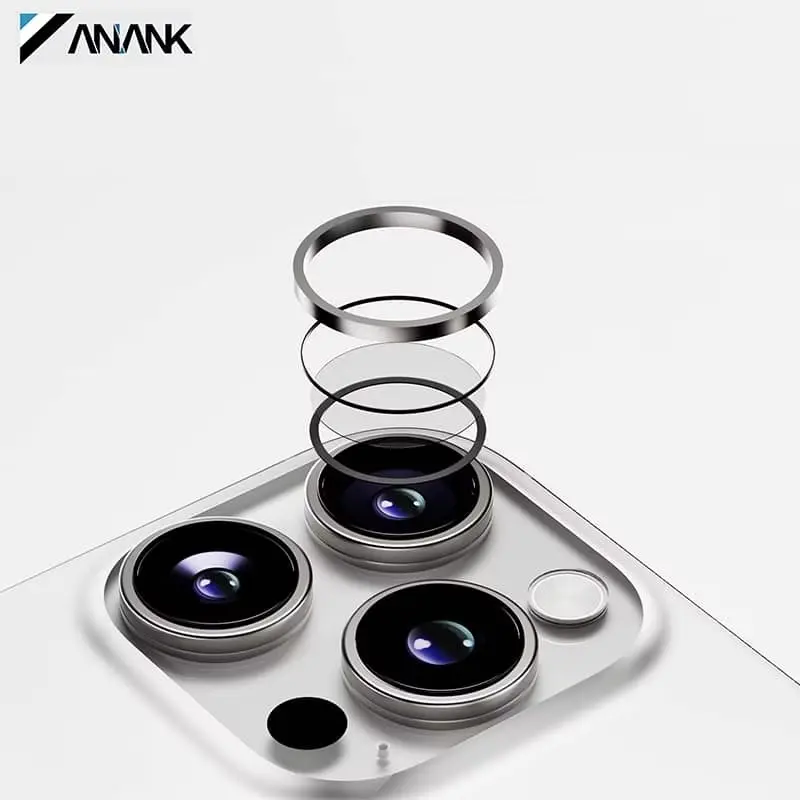 ANANK iPhone 16 / 16 Plus - Rückkamera Panzerglas - 99AR+Corning Glass - Dual Lens Schutz, Transparent