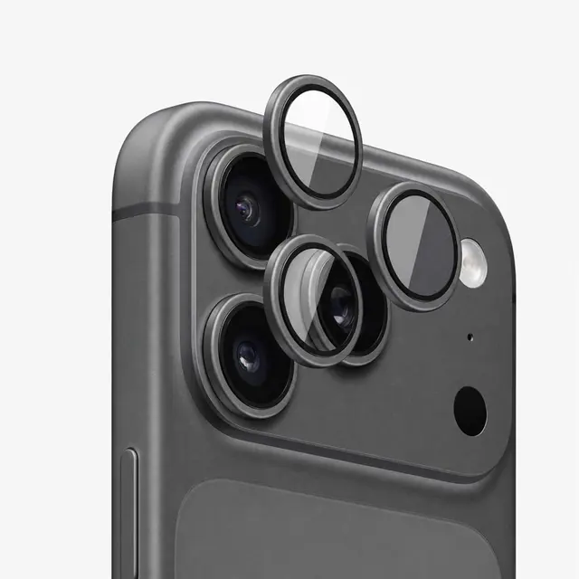 ANANK iPhone 18 Pro / 18 Pro Max – Einzellinsen Panzerglas – Corning AR 99%, Dunkelgrau
