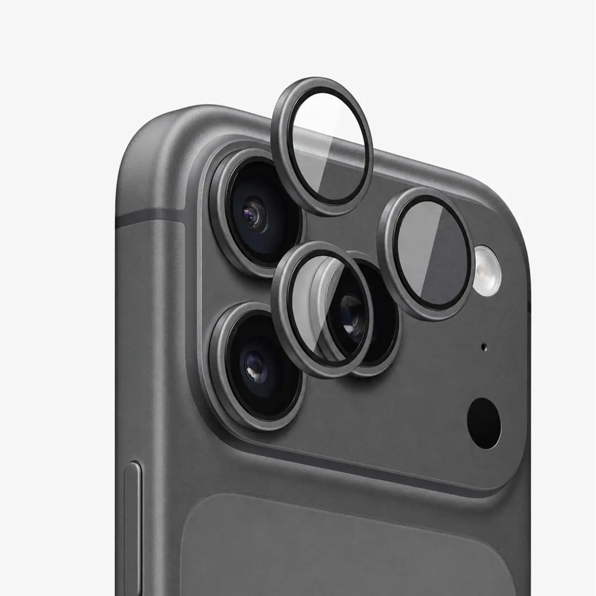 ANANK iPhone 18 Pro / 18 Pro Max – Individual Lens Guard – Corning AR 99%, Dark Gray