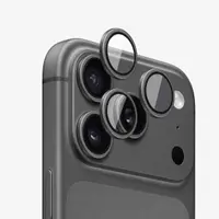 ANANK iPhone 18 Pro / 18 Pro Max – Protection lentille individuelle – Corning AR 99%, Gris foncé – Bild 1
