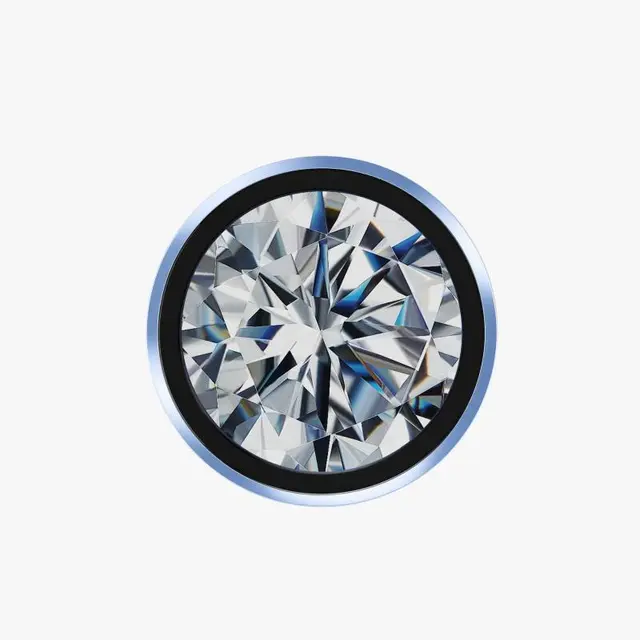 ANANK iPhone 18 Pro / 18 Pro Max – Rückkamera Panzerglas – Safir mit GIA Zertifikat, Blau