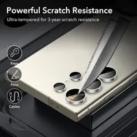 ANANK Samsung Galaxy S25 Ultra - fotocamera posteriore in vetro blindato - singolo trasparente - (99AR + Corning) – Bild 2