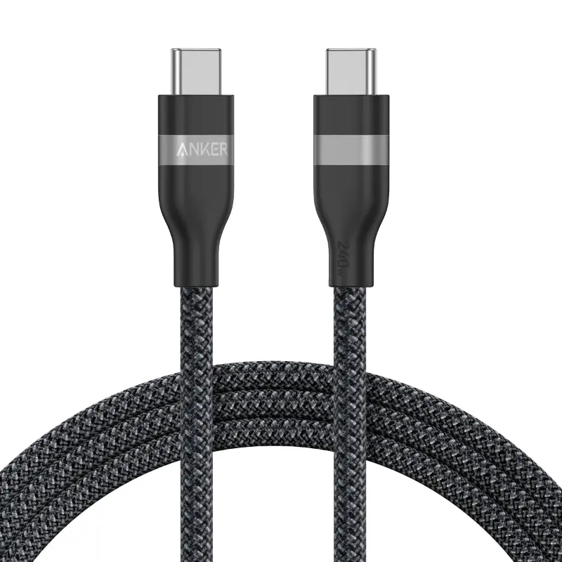 Anker câble souple - USB-C vers USB-C - 0.9M - noir