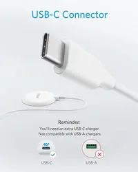 Anker - Pad magnetico PowerWave Select - Caricabatterie wireless Qi da 7,5 W, bianco – Bild 6
