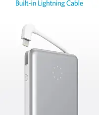 ANKER Powerbank 10.000mAh + Lighnting cable PowerCore Pro, silver – Bild 2