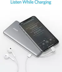 ANKER Powerbank 10.000mAh + Lighnting cable PowerCore Pro, silver – Bild 5