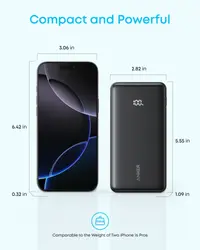Anker - Powerbank portatile Zolo, 22,5W, 20000mAh, USB-C, nero – Bild 6