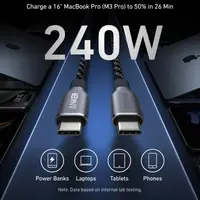 Anker Prime Ultra Fast Charging- USB-C vers USB-C - 240W - 0.9M - A88E2611 – Bild 2