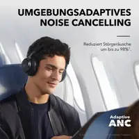 Anker Soundcore Space One - Casque à réduction de bruit - USB-C - 40H Playtime - noir – Bild 3