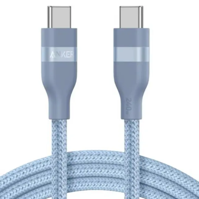 Anker Ultra Soft Kabel- USB-C zu USB-C - 240W - 0.9M - Blau