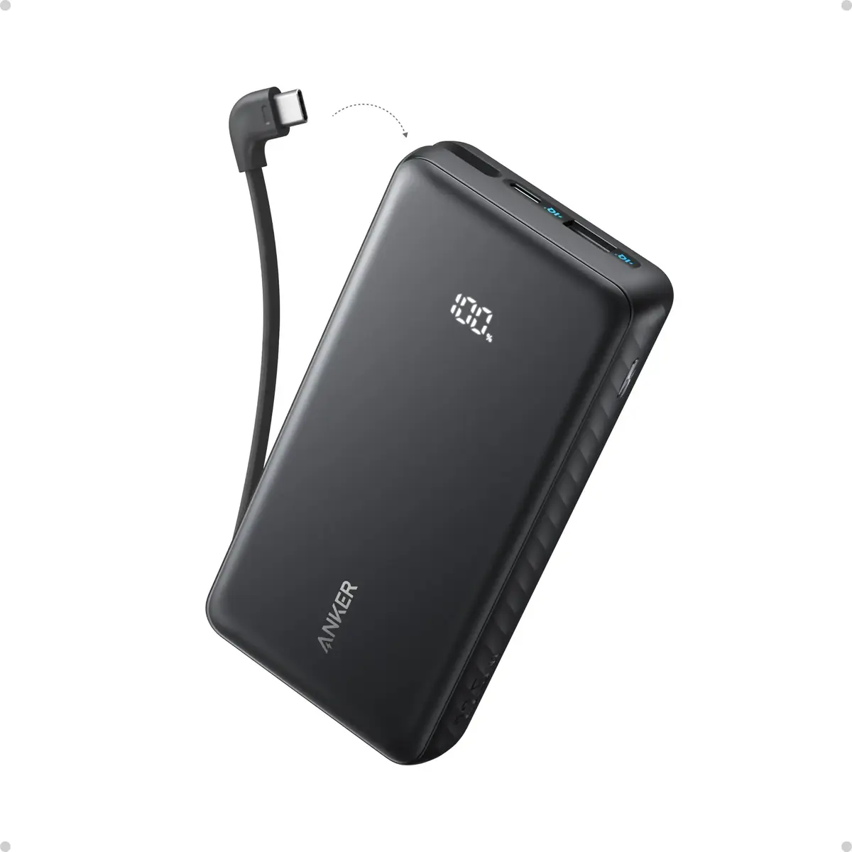 Anker - Zolo Portable Powerbank, 22.5W, 20000mAh, USB-C, schwarz