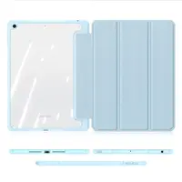 Apple iPad Air 4/5 10.9 / iPad Air 11 (2024/2025) - Dux Ducis Toby Series mit Apple Pencil Halter, blau – Bild 3
