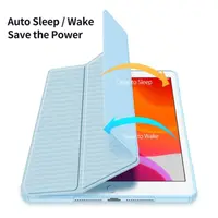 Apple iPad Air 4/5 10.9 / iPad Air 11 (2024/2025) - Serie Dux Ducis Toby con supporto per Apple Pencil, blu – Bild 5