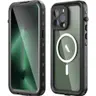 Apple iPhone 14 Plus - Custodia impermeabile per esterni Redpepper IP68 serie Dot+ con Magsafe, nero