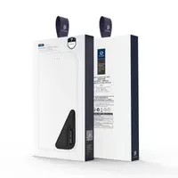 Apple iPhone 15 Pro Max - Custodia Flip DUX Hivo Series, nera, in ecopelle – Bild 8