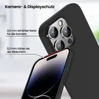 Apple iPhone 16 - X-Level Guardian Backcase aus TPU, ultra dünn & flexibel, Kameraschutz, Schwarz – Bild 3