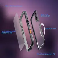 Apple iPhone 17 - Redpepper IP68 Dot Series Wasserdichtes Outdoor Case mit MagSafe-Funktion, schwarz – Bild 4