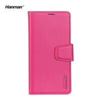Apple iPhone 5/5S/SE (2016) - Étui à clapet Hanman Mill avec 3 emplacements pour cartes, rose – Bild 2