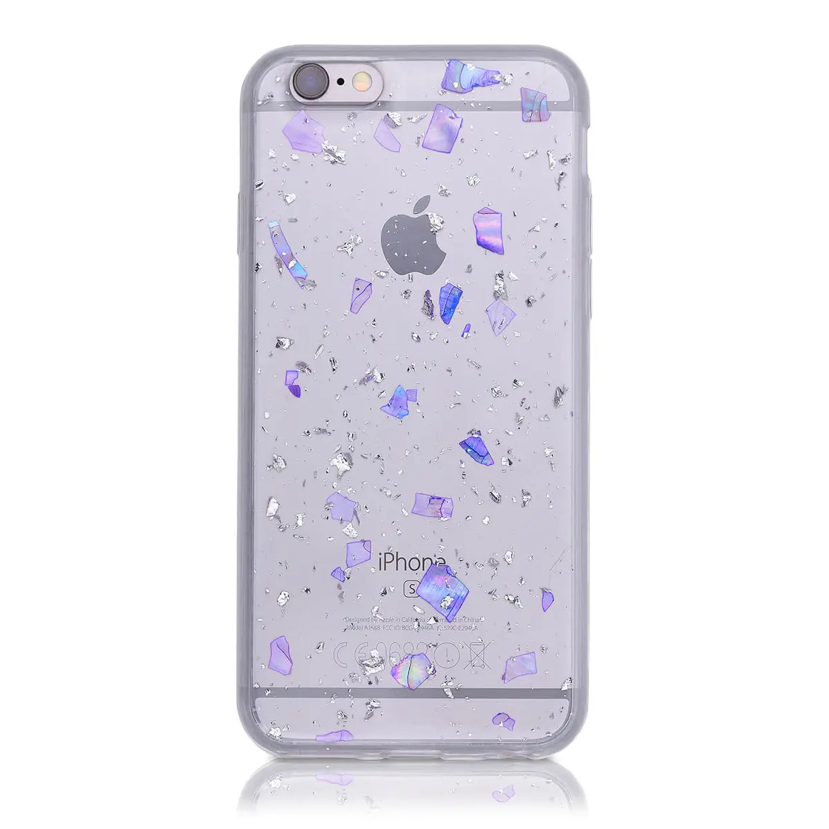 Apple iPhone 6 / iPhone 6S - Purple Shell pieces