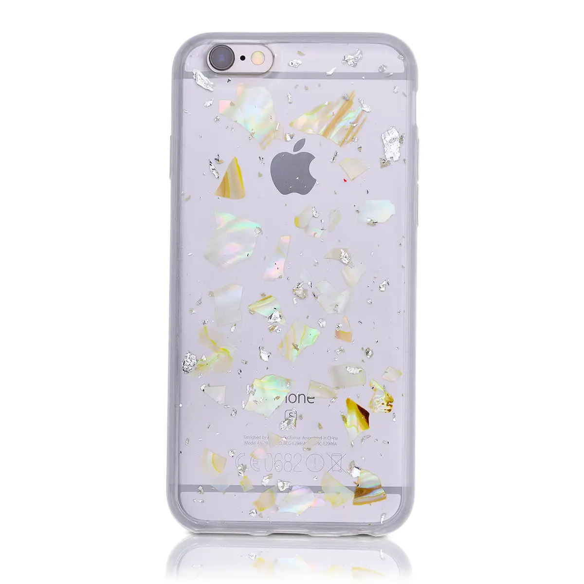 Apple iPhone 6 / iPhone 6S - White Shell pieces