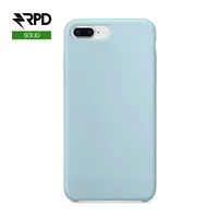 Apple iPhone 7/8 Plus - Custodia solida in silicone blu cielo – Bild 1