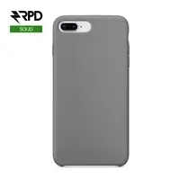 Apple iPhone 7/8 Plus - Solid Silicone Case Grey – Bild 1