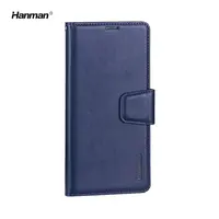 Apple iPhone 7/8/SE 2020/SE 2022 - Hanman Mill Flip Case mit 3 Kartenfächern, dunkelblau – Bild 2
