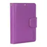 Apple iPhone Duo - Custodia Hanman Mill con 3 scomparti per carte, viola