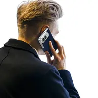 Apple iPhone Duo - Dux Ducis Skin Pro Series blu scuro MagStand – Bild 9