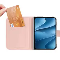Apple iPhone Duo - Dux Ducis Skin Pro Series rosa MagStand – Bild 3