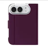 Apple iPhone Duo - Dux Ducis Skin Pro Series Weinrot MagStand – Bild 8