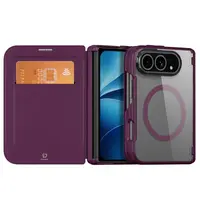Apple iPhone Duo - Dux Ducis Skin X Pro Series Rosso vinaccia – Bild 2