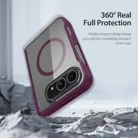 Apple iPhone Duo - Dux Ducis Skin X Pro Series rouge bordeaux – Bild 9