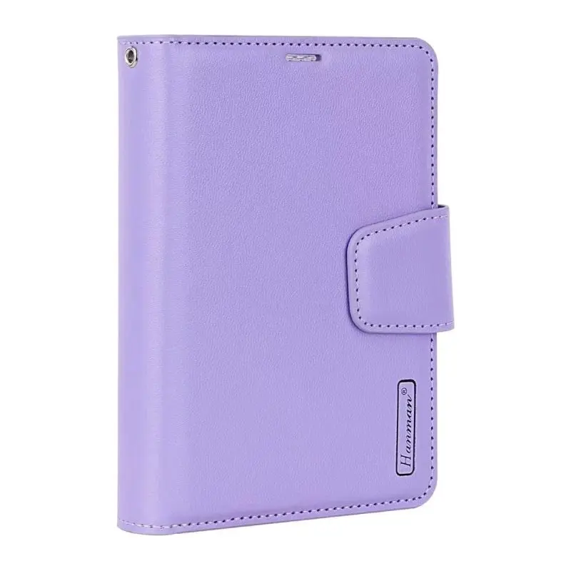 Apple iPhone Duo - Hanman Mill Flip Case mit 3 Kartenfächern, Lavendel
