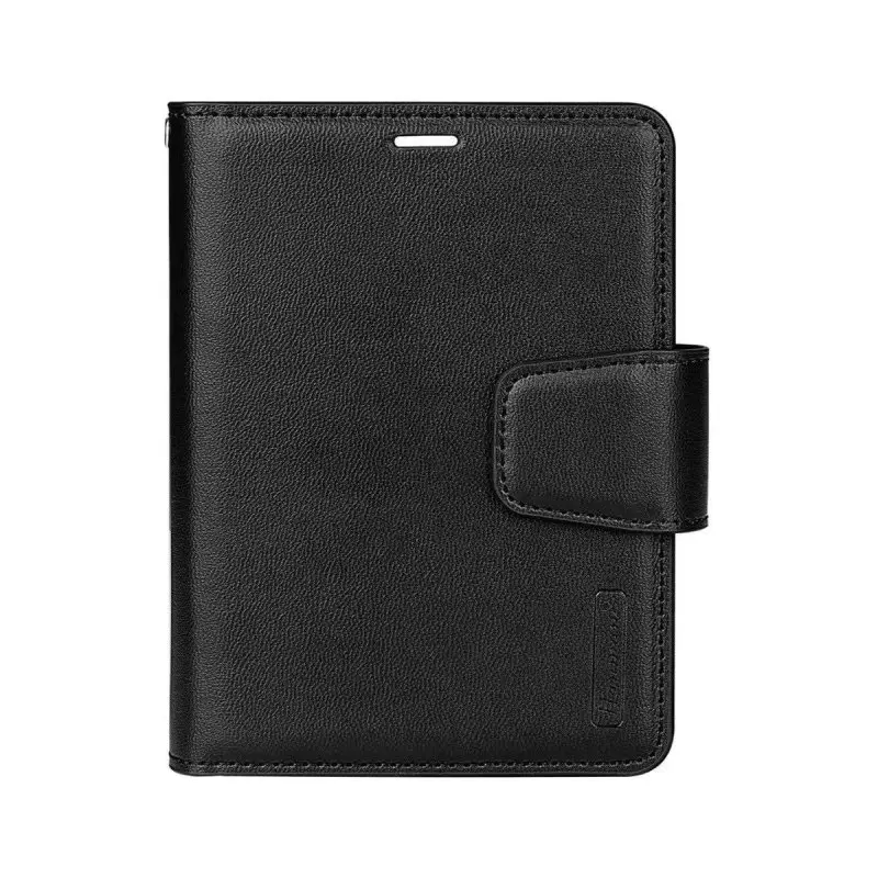Apple iPhone Duo - Hanman Mill Flip Case with 3 card slots, black