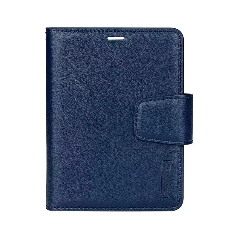 Apple iPhone Duo - Hanman Mill Flip Case with 3 card slots, dark blue
