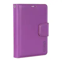 Apple iPhone Duo - Hanman Mill Flip Case with 3 card slots, purple – Bild 1