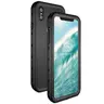 Apple iPhone XR - Custodia impermeabile per esterni Redpepper IP68 serie Dot+, nero