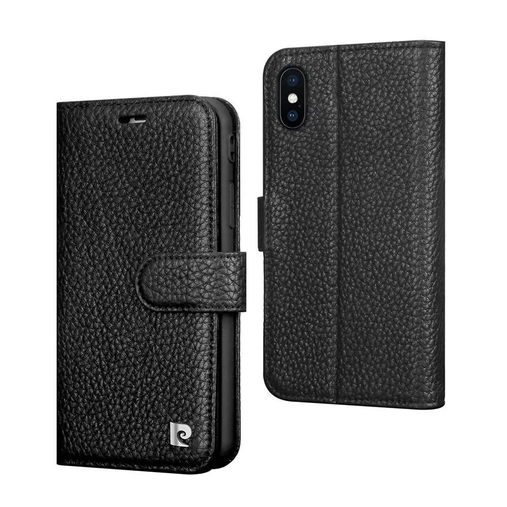 Apple iPhone XR - Flipcase Pierre Cardin nero (PCS-P08)