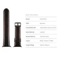 Apple Watch - Cinturino DUX Business (38-42 mm), marrone scuro – Bild 5