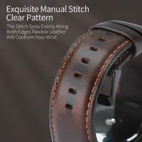 Apple Watch - Cinturino DUX Business (42 mm/44 mm/45 mm/46 mm (10ª gen.)/49 mm), marrone caffè – Bild 9